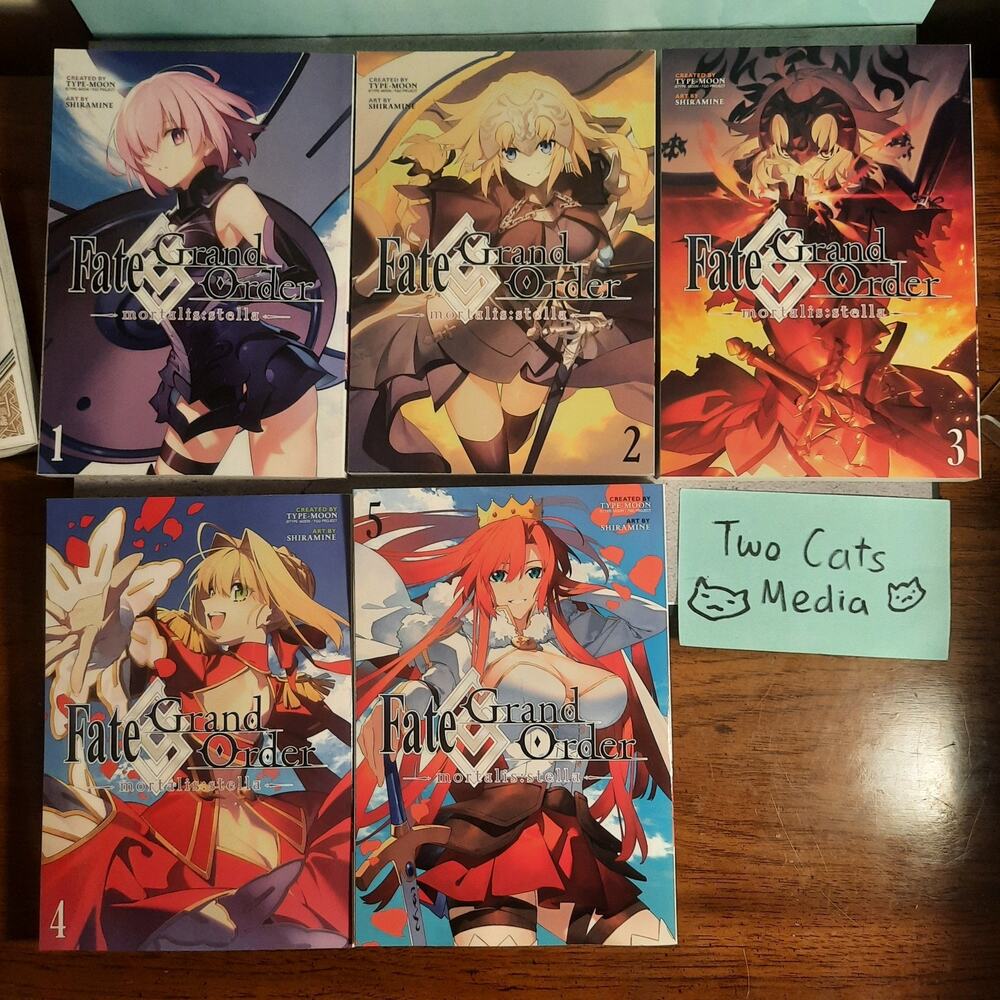 📚 Fate/Grand Order Vol. 1-5 Official English Manga Bundle Kodansha Paperback
